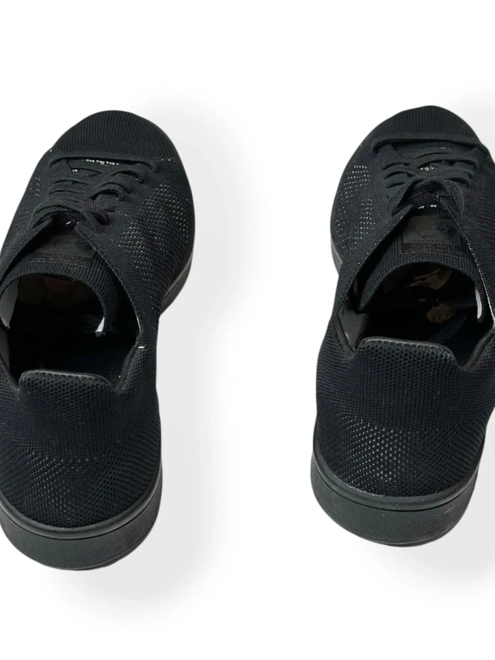 ADIDAS Stan Smith Primeknit Shoes, Black, US12 (Men’s)